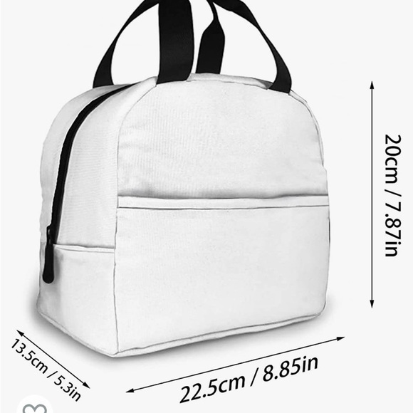 Cute Pink Lunch Bag for Girls Boys kawaii Reusable Insulated Lunch Box - Picture 5 of 6